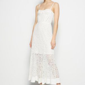 Jonathan Simkhai Exclusive Lace Bustier Midi Dress